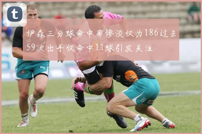 伊森三分球命中率惨淡仅为186过去59次出手仅命中11球引发关注